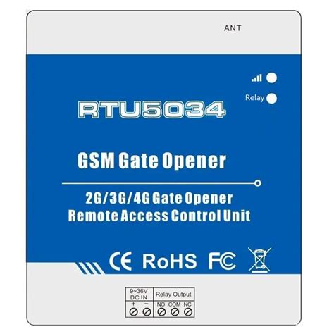 KING PIGEON RTU5034 GSM Gate Opener Remote Relay Switch User Manual