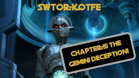 Swtor Kotfe Chapter 15 Pragmatic Bounty Hunter Youtube