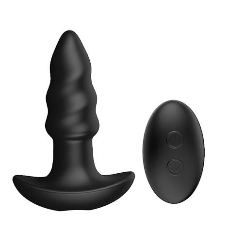 Plug Anal Recarreg Vel Em Silicone Modos De Vibra O E Controle