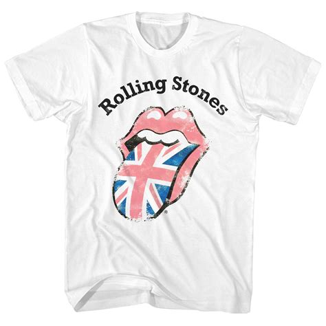 The Rolling Stones T-Shirt | Union Jack Tongue Logo The Rolling Stones ...