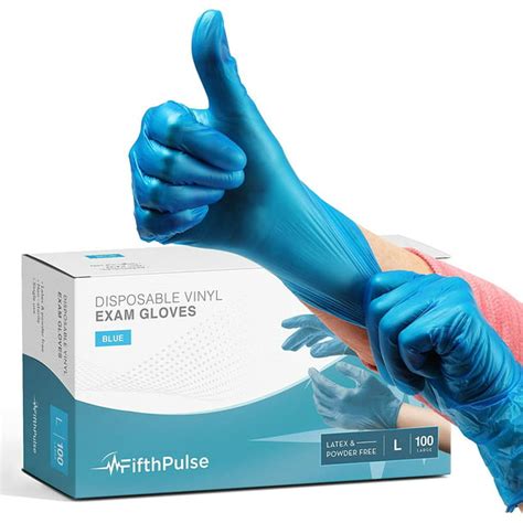 Fifth Pulse Vinyl Gloves Multifunction Medical Grade Exam Kitchen