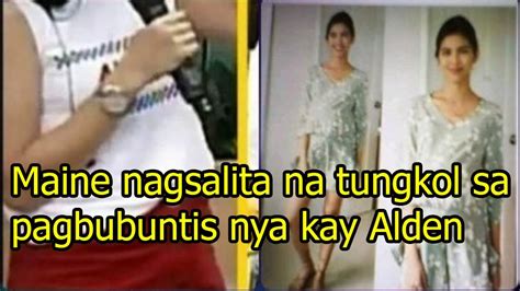 Maine Mendoza Nagsalita Na Tungkol Sa Pagbubuntis Nya Kay Alden