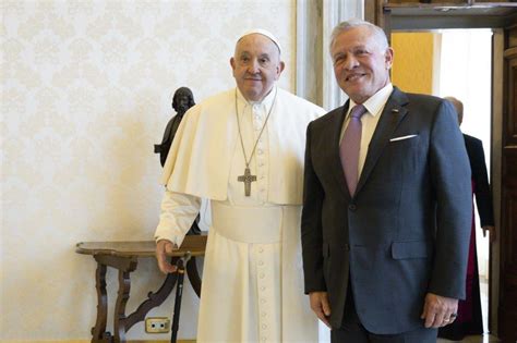 Papa reúne se rei da Jordânia no Vaticano Impala