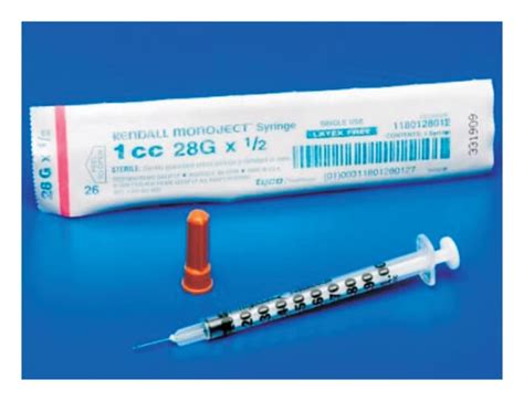 Covidien Monoject Softpack Tuberculin Syringesfirst Aid And Medical