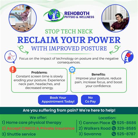 Rehoboth - Constant screen time = constant strain! 📱 Tech neck is real