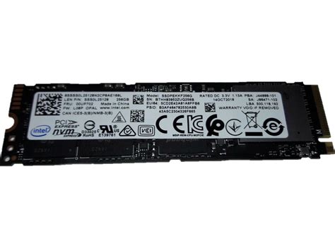 256GB Intel PRO NVMe PCIe M.2 SSD Solid State Drive 250GB TLC ...