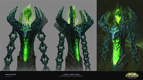 Artstation Early World Of Warcraft Legion Concept Art Mark Abadier