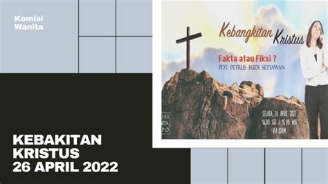 Kebaktian Paskah Komisi Wanita Kebangkitan Kristus Gereja