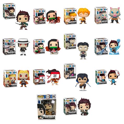 Funko Pop Demon Slayer Kamado Tanjirou Nezuko Inosuke Zenitsu Kyoujurou Muichirou Action Figure