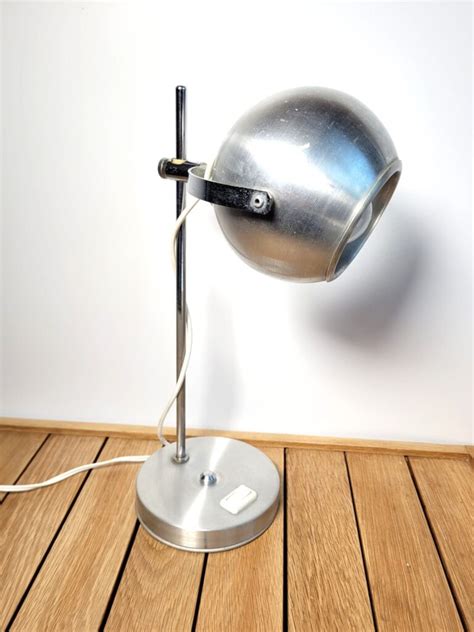 Lampe Eyeball Aluminium Space Age Coucou Retro