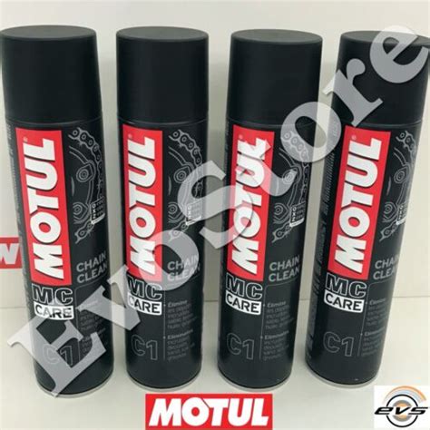 Motul C1 Chain Clean Spray Pulizia Pulitore Sgrassante Catena Moto 4 X