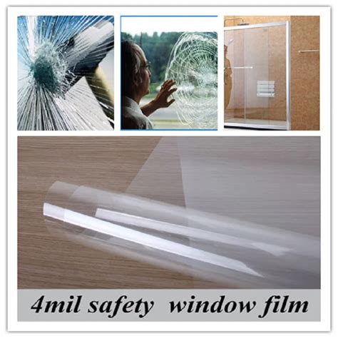 Sunice Mil Microns Safety Security Window Film For Glass Use On