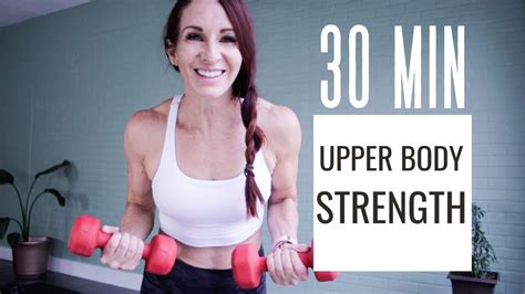 30 Min No Repeat Upper Body Workout Sculpt And Strengthen Arm Muscles Dumbbell Workout Youtube