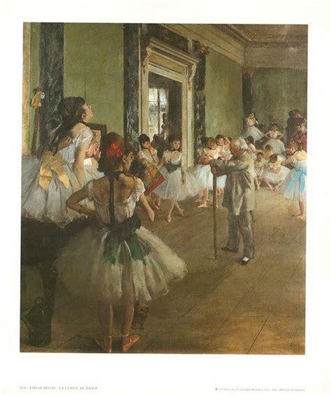 La Classe De Danse By Edgar Degas 10 X 12 Inches Art Print Artistica Fine Art