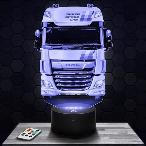 Lampe De Chevet Veilleuse Tactile Camion Routier Truck Lampe D Led