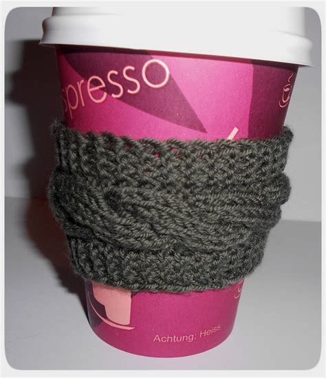 Amazing Photo of Knit Coffee Cup Sleeve Pattern - davesimpson.info