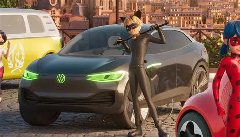 Miraculous Superheroes Ladybug And Cat Noir Team Up With Fully Electric