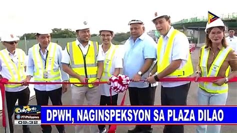 Dpwh Nag Inspeksyon Sa Plaza Dilao Video Dailymotion