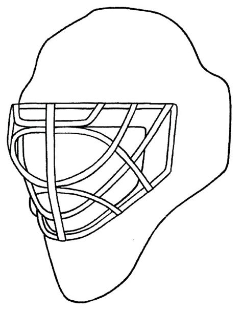 Hockey Helmet Drawing at PaintingValley.com | Explore collection of ...