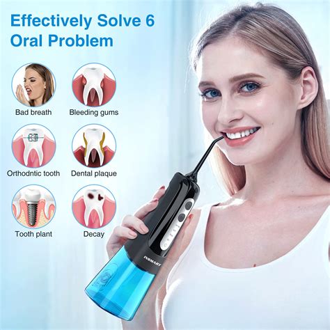 Cordless Water Dental Flosser Teeth Cleaner Insmart Professional 300ml