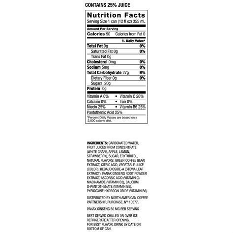 Starbucks Refreshers Canada Nutritional Information | Besto Blog