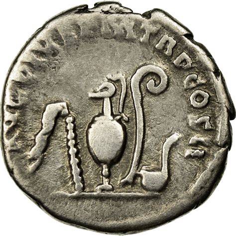 Coin Antoninus Pius Denarius Rome Vf Silver Ric