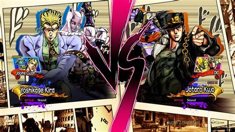 Jojo Bizarre Adventure All Star Battle R Yoshikage Kira V Jotaro Kujo