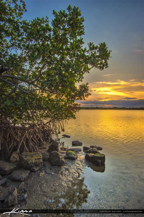 Lake Worth Lagoon Sunset at Singer Island | HDR Photography by Captain Kimo