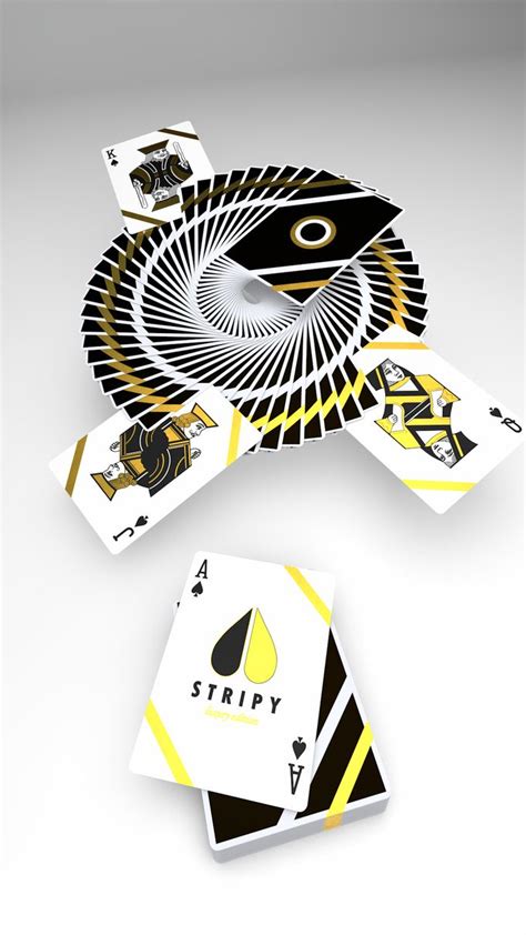 Stripy Deck Luxury Edition Playing Cards For Cardistry Cards