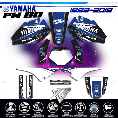 Decografix Vous Propose Un Kit Deco Moto Yamaha Enfant Pw Classic