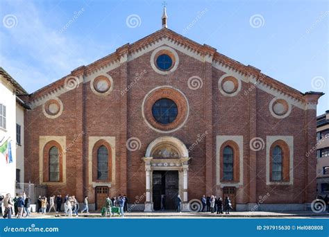 Santa Maria Della Grazie Church In Milan Italy The Convent Contains