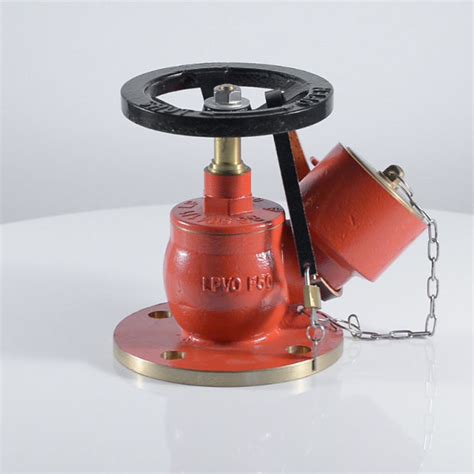 China Fire Hose Hydrant Landing Valve Oblique Type With Bsi Kitemark