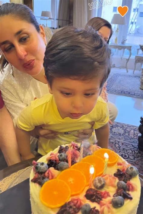 Kareena Kapoor Blows Out Candles With Son Jeh On Her Birthday Check