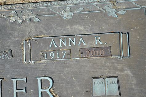 Anna Ruth Dockery Booher 1917 2010 Mémorial Find A Grave