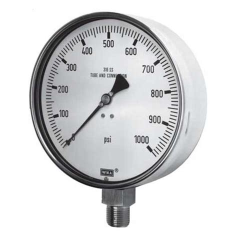 Wika Stainless Steel Pressure Gauge Valin