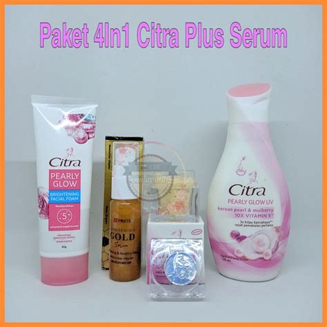 Paket In Citra Plus Plus Whitening Gold Serum Cream Citra Super