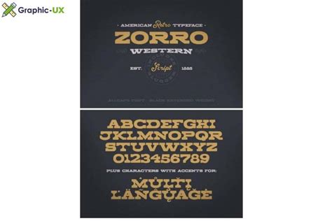 Zorro Font – GraphicUX