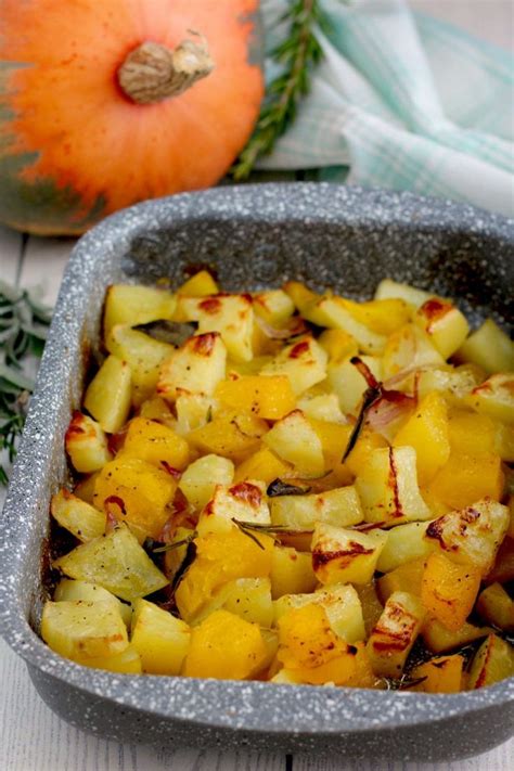 Zucca Patate E Cipolla Al Forno Si Cuoce Tutto Assieme Ricette Con