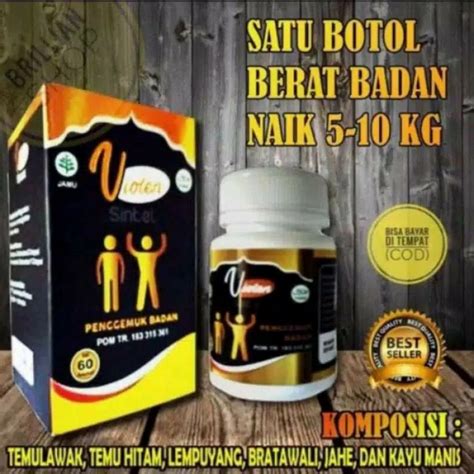 Jual Violen Penggemuk Badan Penambah Berat Badan Isi Kapsul