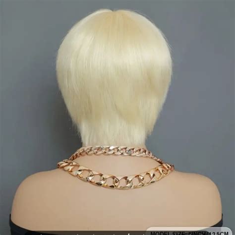 Hair 6 Pixie Cut 613 Blonde Straight 10 Human Hair Wig Poshmark