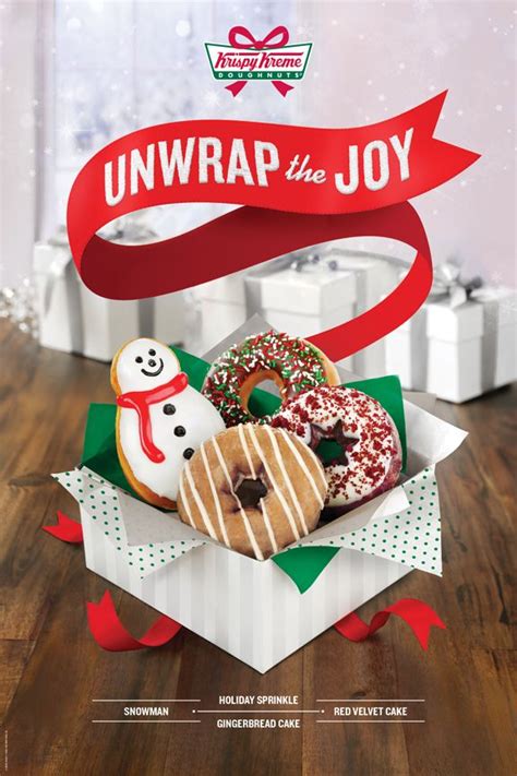 Krispy Kreme Doughnuts Creative Holiday Snacks Christmas Donuts Holiday Sprinkles