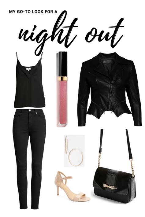 Night Out Outfit Ideas The Best Black Jeans And Best Faux Leather