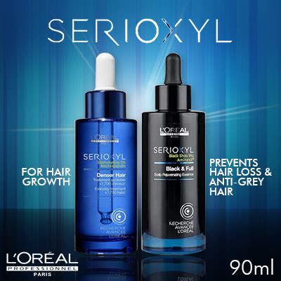 Buy Best-seller LOreal SERIOXYL Denser / Black and Full Hair Tonic 90ML ...
