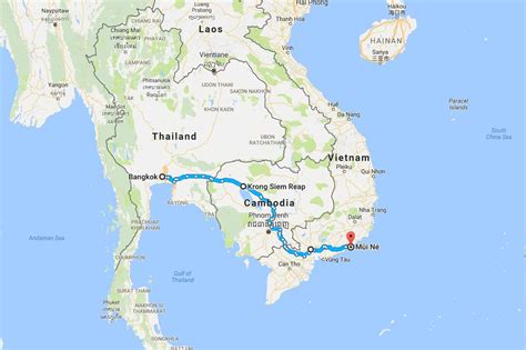 Southeast Asia Diy Backpacking Itineraries And Routes 2 Weeks The