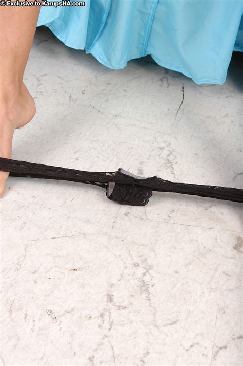 Curly Haired Blonde Lita Exposes Her Tiny Boobs And Presents Her Cunt CoedCherry