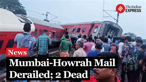 Jharkhand Train Accident Mumbai Howrah Mail Derailment In Jharkhand 2