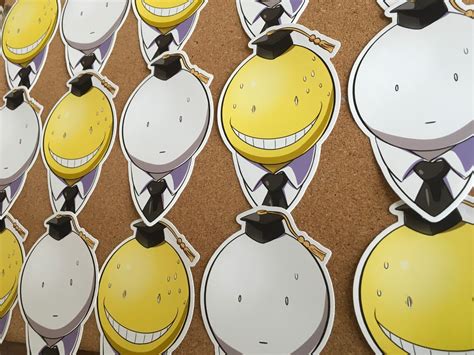 Koro Sensei Assassination Classroom Stickers Etsy