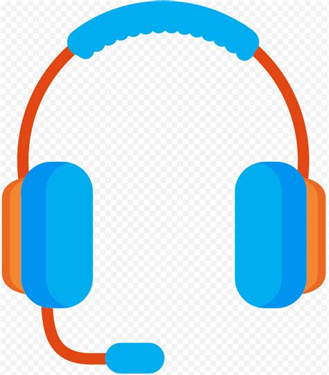 Headphones Headset Line Blue Audio Equipment Gadget Technology