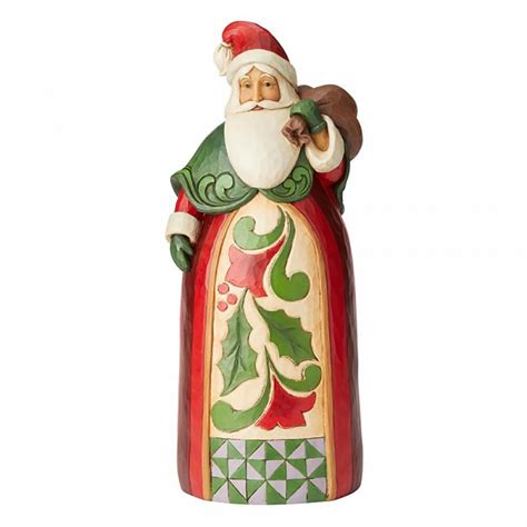 Jim Shore Heartwood Creek Santa With Bag Statue 6004321