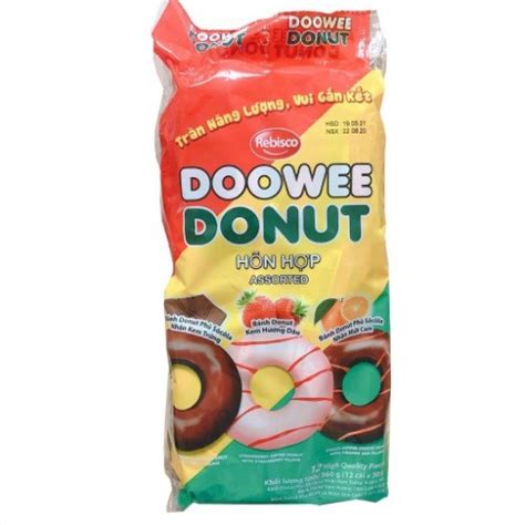 Bánh Doowee Donut Hỗn Hợp Gói 12 Cái Shopee Việt Nam